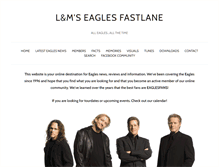 Tablet Screenshot of eaglesfans.com
